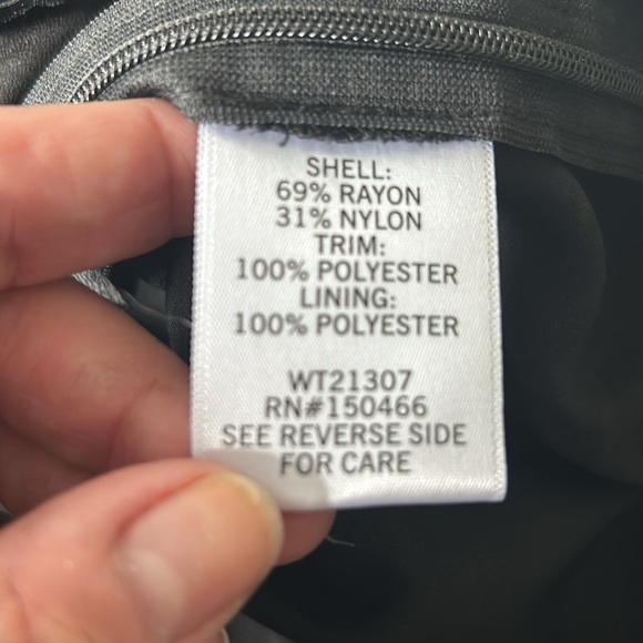 Brixton ivy black lined shell halter neck top. Medium. - Picture 4 of 4